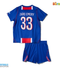 Billiga Paris Saint-Germain Warren Zaire-Emery #33 Hemmatröja Barn 2026-27 Kortärmad (+ Korta byxor)
